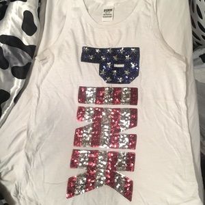 PINK Bling Victoria’s Secret tank top size small